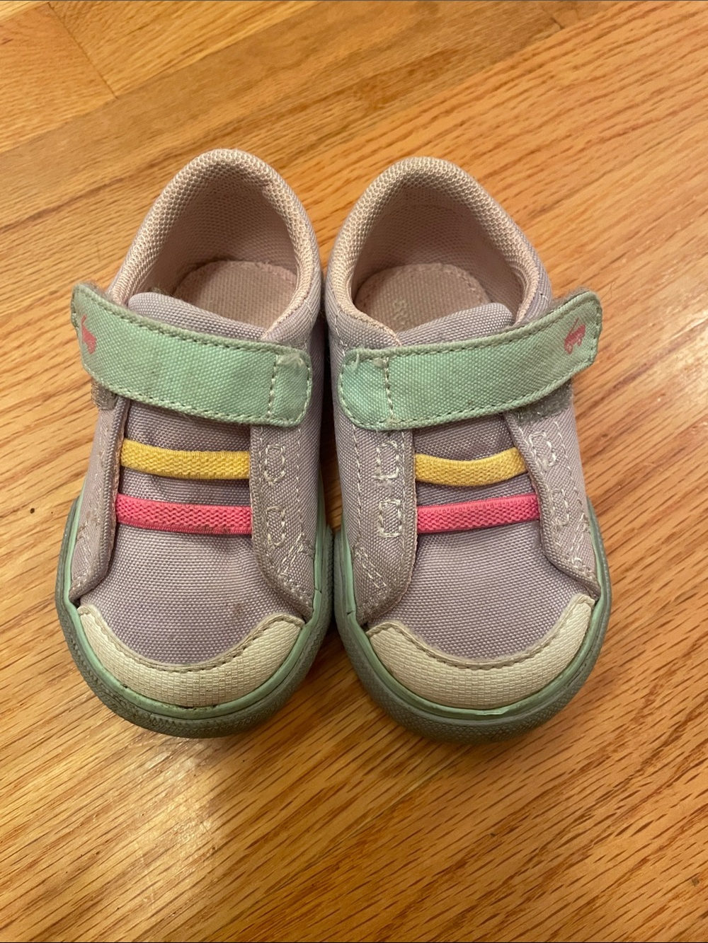 See Kai Run Pastel Pink and Mint Green Velcro Walkers